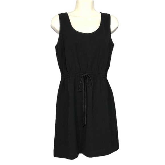 LOFT SLEEVELESS BLACK MIDI DRESS SIZE 0 - Picture 1 of 8